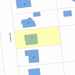 18 Owatonna St, Newton MA 02466-1411 plot plan