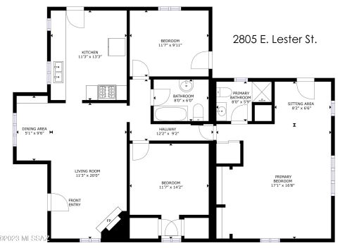 2805 Lester St, Tucson AZ 85705-8928 exterior