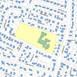 125 Derby St, Newton MA 02465-1555 plot plan