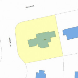 646 Beacon St, Newton MA 02459-2029 plot plan