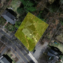 353 Woodward St, Newton MA  02468-2027 aerial view