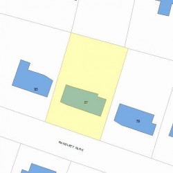 87 Randlett Park, Newton MA 02465-1718 plot plan