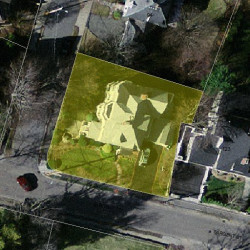 131 Sargent St, Newton MA 02458-2337 aerial view