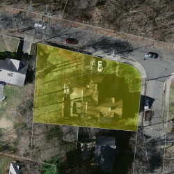 182 Cotton St, Newton MA 02458-2642 aerial view