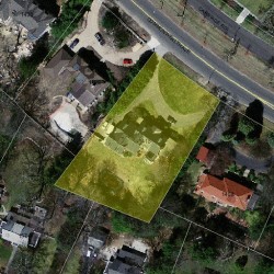 1418 Commonwealth Ave, Newton MA 02465-2830 aerial view