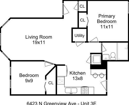 6423 Greenview Ave, Chicago IL 60626-5013 exterior