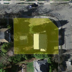 3 Applegarth St, Newton MA 02459-1110 aerial view