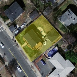 160 Waltham St, Newton MA 02465-1333 aerial view