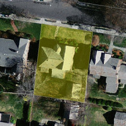 42 Montrose St, Newton MA 02458-2718 aerial view