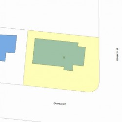 5 Garner St, Newton MA 02459-1609 plot plan