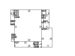 62 Chester St, Newton MA  02461-1435 floor plan