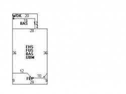 283 Tremont St, Newton MA 02458-2113 floor plan