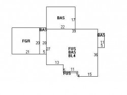 37 Boulevard Rd, Newton MA 02459-1203 floor plan