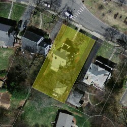 428 Wolcott St, Newton MA  02466-1514 aerial view