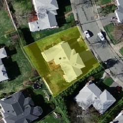 53 Deborah Rd, Newton MA  02459-2837 aerial view