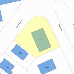 11 Bridge St, Newton MA 02458-1102 plot plan