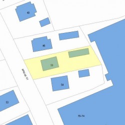 50 Bridge St, Newton MA 02458-1118 plot plan