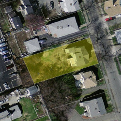29 Dalby St, Newton MA  02458-1030 aerial view