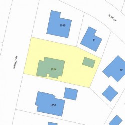 1054 Walnut St, Newton MA 02461-1249 plot plan