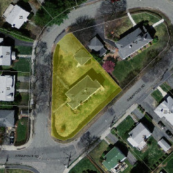 34 Fordham Rd, Newton MA 02465-1207 aerial view