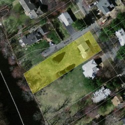 35 Bernard St, Newton MA 02461-1935 aerial view