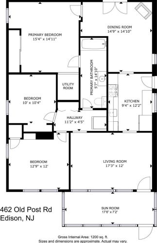 462 Old Post Rd, Edison NJ  08817-4646 exterior