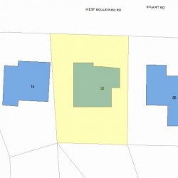 92 Stuart Rd, Newton MA 02459-1261 plot plan