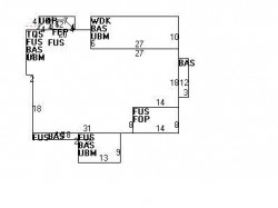 55 Hillside Ave, Newton MA 02465-2543 floor plan
