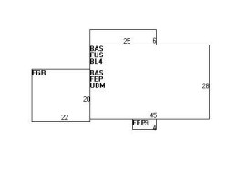19 Madison Ave, Newton MA  02460-1904 floor plan