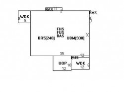 129 Arlington St, Newton MA  02458-2048 floor plan