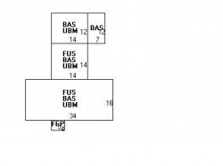 15 Sharon Ave, Newton MA  02466-2516 floor plan