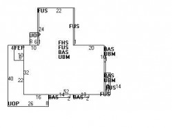 156 Highland St, Newton MA 02465-2412 floor plan