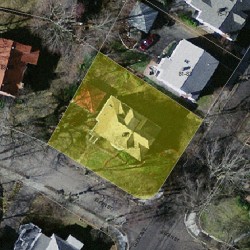 87 Glen Ave, Newton MA 02459-2044 aerial view