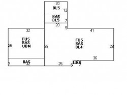 170 Dartmouth St, Newton MA 02465-2839 floor plan