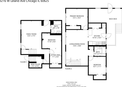 3216 Leland Ave, Chicago IL  60625-4415 exterior