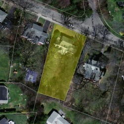114 Berkeley St, Newton MA  02465-2619 aerial view