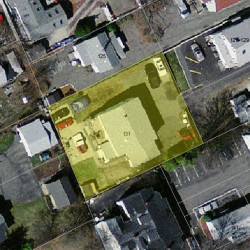 131 Bridge St, Newton MA 02458-1105 aerial view