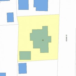 63 Cedar St, Newton MA 02459-1144 plot plan