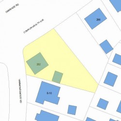 282 Commonwealth Ave, Newton MA  02459 plot plan