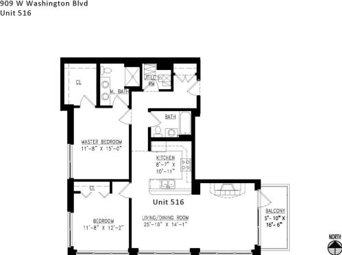 909 Washington Blvd, Chicago IL  60607-2204 exterior