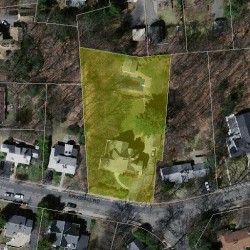 22 Kirkstall Rd, Newton MA 02460-2218 aerial view