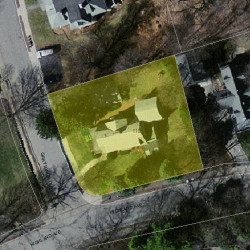 119 Highland Ave, Newton MA 02460-1848 aerial view