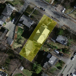 70 Arlington St, Newton MA  02458-2440 aerial view