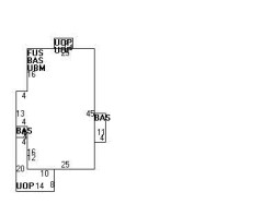335 Waltham St, Newton MA  02465-1730 floor plan