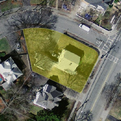 1483 Centre St, Newton MA 02461-1200 aerial view