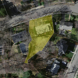 156 Bellevue St, Newton MA 02458-1835 aerial view