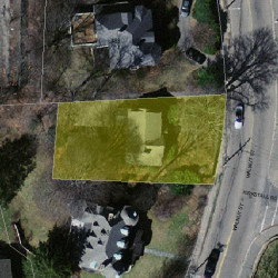 495 Walnut St, Newton MA 02460-2281 aerial view