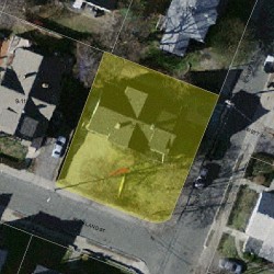 37 Jewett St, Newton MA 02458-1501 aerial view