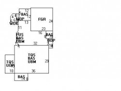 180 Highland St, Newton MA  02465-2412 floor plan