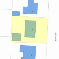 26 Charlotte Rd, Newton MA 02459-1708 plot plan